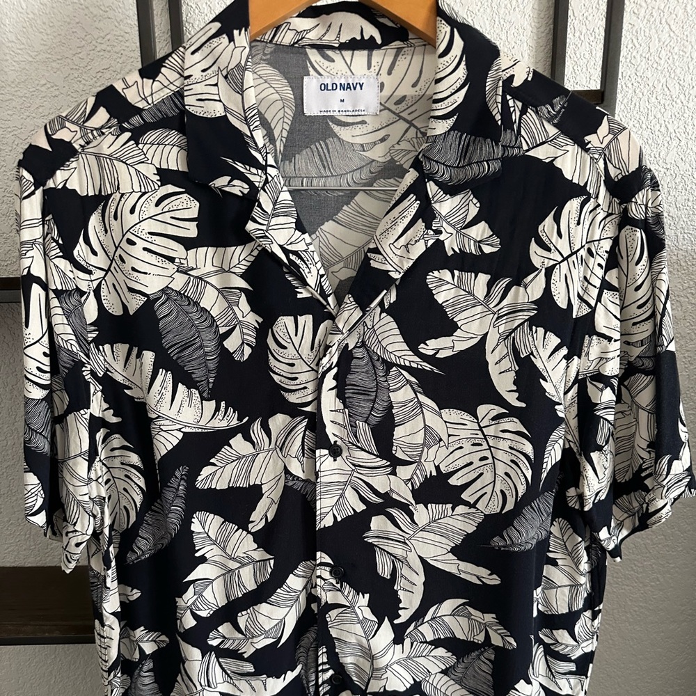 Men’s Botanical Button Down Shirt
